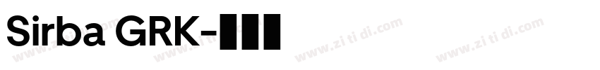 Sirba GRK字体转换 Sirba GRK字体转换